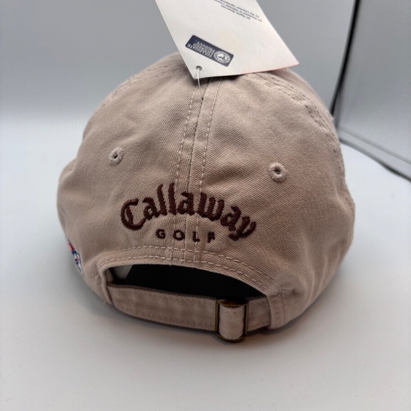 UPS Callaway Checkered Racing Embroidered Dale Jarrett #88 Beige Racing Hat NWT! - Picture 5 of 12